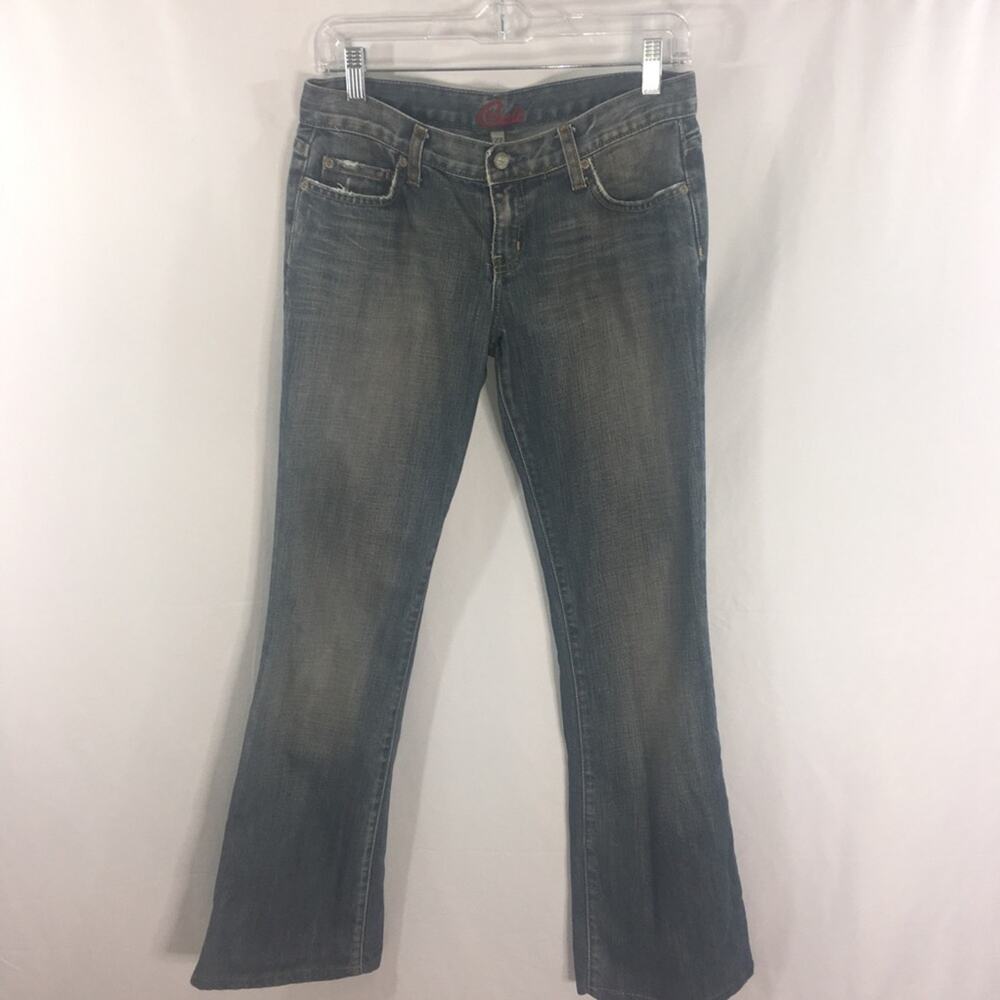 Blue Cult Women's Juniors Bootcut Distressed Size 27 - Picture 8 of 8